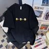 Nueva camiseta de manga corta para hombre, estilo coreano de verano, moderna, sencilla, de media manga, estilo Hong Kong, holgada, informal, de marca.