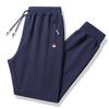 Pantalones Deportivos Transfronterizos Otoño 2024 Pantalones Casuales Rectos Holgados Recortados Talla Grande Pantalones de Chándal para Hombre Pantalones Largos para Hombre