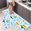 Tapete de cocina fresco de estilo americano, manta de noche, alfombra larga, tapete para puerta de entrada, tapete de corte completo, exportación transfronteriza