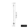 Colher de Mistura Aço Inoxidável 304 Cabo Longo Colher de Bar Colher de Gelo Colher de Mistura Dupla Face Garfo Colher de Mistura para Coquetéis com Cabo Longo