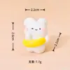 Coelhinho Fofo Criativo Boneca Fofa Acessórios de Resina Casa de Boneca Decoração DIY Enfeites Pequenos de Mesa Feitos à Mão