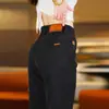 Pantalones Casuales de Negocios de Alta Gama para Hombre Otoño Nueva Moda Versátiles Sueltos Rectos Largos Pantalones de Invierno para Hombre