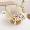 Sombrero de Paja de Verano para Niña Sombrero para Niña Tesoro de Mujer Verano Playa Bolsa para Niños Sombrero Protector Solar Sombrero de Pescador Sombrero de Sol Verano