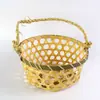 Cesta de huevos cesta de bambú cesta para el hogar tamales de arroz cesta de frutas de ratán cesta de bambú especialidad de huevos locales recolección