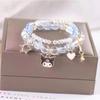 Pulsera Estudiante Pulsera Wholesale Pulsera Infantil Con Cuentas Cristal Femenina Linda Estudiante BFF Niña Moda Princesa