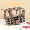 Bolsa de Cosméticos Estilo Británico de Gran Capacidad Impermeable Portátil Moda Bolsa de Cosméticos Bolsa de Almacenamiento Bolsa Portátil para Salir Cosméticos al por Mayor