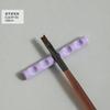 Soporte para pinceles de pluma para uñas japonés color blanco transparente acrílico ranura colocación soporte para bolígrafos almacenamiento simple de tiras herramientas para uñas
