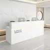 Recepción Mostrador de Consultoría de Pintura de Empresa Mostrador Simple Moderno Tienda de Belleza Tienda de Ropa Bar Pequeño Cajero