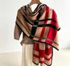 Bufanda popular de algodón y lino de Dongdaemun, Corea del Sur, para mujer, otoño e invierno, nueva, versátil, cálida, de moda, bufanda con letra H