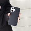Funda de Cuero Liso Simple para iPhone16promax para Apple 15Pro Resistente a Caídas 14/13 Color Sólido 12 Nuevo Estilo