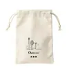 Comercio Electrónico Transfronterizo Especializado en Bolsas de Lino con Cordón, Bolsas de Almacenamiento con Cordón Personalizables con Logo, Bolsas de Empaque para Regalo de Múltiples Tamaños