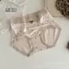 Bragas de mujer Melard con estampado floral vintage, tacto suave, tiro medio y ribete de encaje, refuerzo 100% algodón, cómodas y transpirables