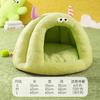 Cama para Mascotas Popular Transfronteriza Taburete Peculiar de Halloween Cama para Gatos Cerrada Segura Cama para Perros Teddy Bichon