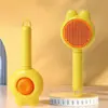 Cepillo para Mascotas para Gatos y Perros, Peine de Aseo Auto-Limpio de 1 Clic