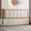 Nuevo Modelo de Respaldo Integrado para Cama con Cojín Suave de Pie, Simple y Moderno 2026 Panel Trasero de Madera Maciza de Pie, Lujo Ligero, en Stock