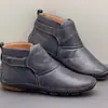Zapatos de Mujer de Talla Grande Transfronterizos Europeos y Americanos Otoño e Invierno Casuales para Mujer Velcro Suela Plana Piel Suave Botines de Comercio Exterior Talla Grande Disponibles al por Mayor