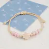 Pulsera de cerámica de Jingdezhen, nueva y que no se decolora, para estudiantes mujeres, pulsera de cuentas de estilo antiguo, pulsera de cerámica fresca y moderna
