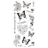 Tatuaje de águila animal flor serpiente texto tatuaje impresión a color blanco y negro en stock suministro comercio exterior