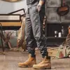 Atacado do fabricante comércio exterior calças cargo multi-bolsos estilo retrô americano para homens, calças jogger tamanho europeu para primavera e outono, calças compridas casuais