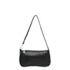 Moda Primavera 2026 Retro Temperamento Suave Diseño de Nicho Simple Casual Gran Capacidad Tejido para Viajar Bolso Cuadrado Pequeño