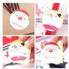 Coreia do Sul com adesivos de selo de Papai Noel / boneco de neve feitos à mão DIY presente adesivos decorativos 6
