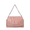 Bolsa Tote Grande de Couro Sintético Estilo Coreano Retrô Simples Nova Moda Outono/Inverno 2025 Bolsa de Ombro Transversal Versátil