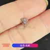 Pendientes de Aleación de Titanio F136 Varita Mágica Circonita Varita de Hada Rosca Interna Clavo de Hueso de Oreja Clavo de Labio Titanio G23 Joyería de Piercing