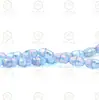 Cuentas de Cristal de Vidrio Brillantes de Alta Gama con Agujero Central, Campana, K9 Premium Electroplateado, 8/10mm, Accesorios para Joyería DIY, Aretes