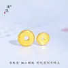Puzuo Retenção Forte de Cor Ouro Brilhante 24K Acessórios DIY Botões de Roda Espaçadores Acessórios para Pulseira Colar Espaçadores para Artesanato Atacado