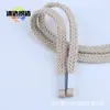 Correa Plana Gruesa de Moda de Gama Alta 1.0 cm Cabeza de Aleación Cordón para Pantalones, Chaquetas Deportivas, Ropa Infantil DIY, Cordón para Sudadera