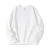 Sudadera Gris Copo de Nieve 400g Versátil Texturizada Cuello Redondo para Hombre, Sin Capucha, Manga Larga para Pareja, Corte Holgado, Algodón Chino, Casual