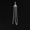 Colgante de borla de aleación antigua plateado brillante Accesorios para joyería DIY Cabeza de horquilla antigua Adorno para tocado Colgante para Cheongsam Paso Sacudida