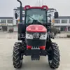 Tractor Agrícola Multifuncional de Tracción en las Cuatro Ruedas Rojo Oriental Me704, para Arar la Tierra con Fuertes Capacidades de Elevación y Descenso, Tractor Yto