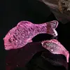 Peces de Cristal Que Traen Prosperidad Cada Año, Peces Dorados, Regalos para Oficina y Hogar, Venta al por Mayor de Fabricante Cristal Blanco