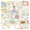 50 Piezas de Mopa Oso Manta Sanrio Pegatinas Dibujos Animados Linda Decoración Teléfono Móvil Taza de Agua iPad Pegatinas Impermeables Mayoreo