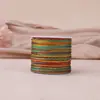 Navegação Não. Fio de Jade 72 0,8mm Nylon de Alta Qualidade com Tingimento Segmentado Dourado, Cordão para Acessórios de Joias DIY Tecido à Mão