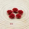 Flor de Cinábrio Rosa Camélia Contas Espaçadoras Nuvem Pulseira Colar com Contas Acessórios para Joias DIY Atacado