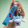 Llavero de Muñeca 3D Lina Belle Linda de Dibujos Animados Sanrio Cinnamoroll Colgante Popular para Bolso