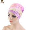 Novo Chapéu Cachecol de Algodão Elástico com Cauda Longa, Touca para Envolver a Cabeça, Touca Turbante Tjm-216, Macio, Moderno e Versátil para o Inverno