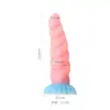Dildo de Silicone Líquido Sereia Plug Anal Espiral Brinquedos Anais Massagem da Próstata Masculina Expansor Anal Venda por Atacado
