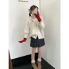 Suéter con Capucha de Doble Cremallera y Cordón para Mujer, Otoño Primavera, Cárdigan de Punto Trenzado, Chaqueta Corta Floja Perezosa, Top Suave y Esponjoso