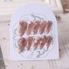 Fototerapia feita à mão usando armadura armadura de amêndoa camélia totalmente cravejada de diamantes usando armadura atacado produto acabado arte de unhas reutilizável