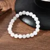 Pulseira de Cristal com Contas Estilo Étnico Retrô Unissex Exquisita Olho de Tigre Cristal Rosa Ágata Preta Ametista Pulseira para Mulheres