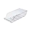 Mismo estilo que en los supermercados, Estante para vino de almacenamiento, Organizador de bebidas, Caja transparente de PET de grado alimenticio de gran capacidad para bebidas, Venta al por mayor de vino tinto
