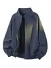 Otoño 2026 Estilo Nuevo Estilo Hong Kong Interior Cardigan Grande Sudadera con Capucha de Cuello Alto M-5X HW261111-P37