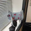 Comercio Exterior Estampado de Cerezas 2026 Tela Oxford Verano Nuevo Casual Moderno de Moda Bolso Cruzado de Hombro Único para Mujer