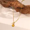 Colar de Empilhamento de Pérolas Barrocas de Luxo Acessível Moda Ins Europeia e Americana Transfronteiriça Moda Feminina Simples Corrente de Clavícula de Alta Qualidade