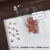 Venda Quente Mini Decorações de Unhas de Cereja Doce Fresca Gelo Transparente Vermelho Cereja Resina DIY Acessórios de Unha Usáveis