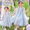Vestido Chal Princesa Aisha de Verano para Niñas 2025 Nuevo Vestido de Rendimiento para Festival de Verano para Niños Falda de Hilo