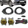 Adecuado para Ford Focus 12-14 Focus Conjunto de Ensamblaje de Luz Antiniebla Delantera Halógena/LED Lámpara de Iluminación para Parachoques